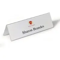 Durable Naambadges voor tafels, 105 x 297 mm, 25 stuks
