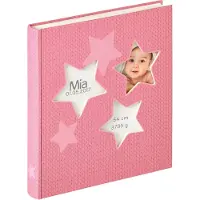 Walther design Estrella roze 28x30,5 50 witte pagina's baby UK133R