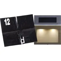 Star Trading Zonne-aangedreven huisnummerlamp Wally
