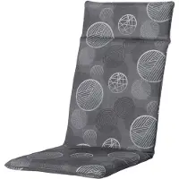 Madison Tuinkussen Universeel Circle Grey Hoge Rug