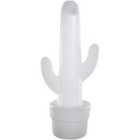 Newgarden LED vloerlamp met Akku Kaktus, dimbaar, wit / opaal, Kunststof, Modern