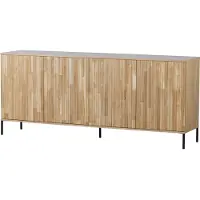 Woood New Gravure Dressoir B 200 cm - Eiken - Naturel