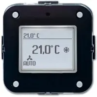 Busch-Jaeger 2CKA006134A0314 Temperatuurregelaar Inzetstuk Zwart 1 stuk(s)