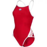 Arena Women's Icons Super Fly Back Solid Red-white Size: 42 | One-Pieces Outlet | Dames | Wit