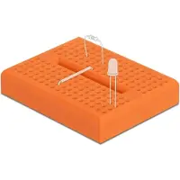 DeLOCK Mini Breadboard met 170 insteekpunten / oranje