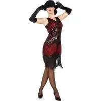 Coppens Jurk Charleston Ada - 100% Polyester - Halloween kostuums | Maat 46 |