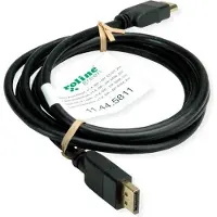 ROLINE GREEN DisplayPort-kabel, v1.4, DP M - M, zwart, 3 m