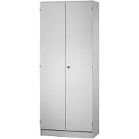 Hammerbacher Matrix Archiefkast Gemelamineerde spaanplaat 4 Planken Afsluitbaar 800 x 420 x 2.004 mm Grijs