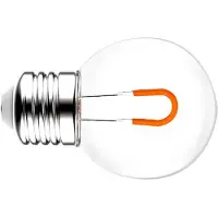 EGB Led filament kogel - spatwaterdicht (IP44) - 0,8W - 40 lumen - E27