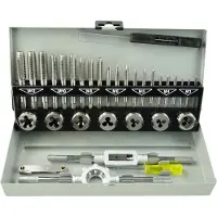 GEKO Kranen, Tap en draad oogjes set M3-M12 32 stuks.