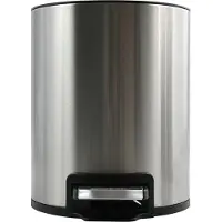 Spirella Pedaalemmer 3L - Prullenbak voor Badkamer of Toilet - Soft Close - Vingerafdrukbestendig - Anti-Kras Bodem - RVS
