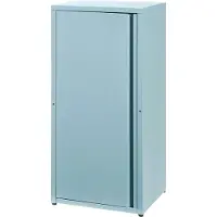 En.casa Metalen kast Burlöv 88x40x35 cm grijsblauw []