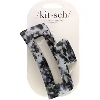 Kitsch , Recycled Plastic Claw Clip, Zwart, 1 Clip