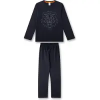 Sanetta Nachtkledij 'Tiger' donkerblauw / grijs
