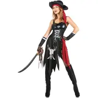 Vegaoo - Verscheurd sexy piraten kostuum voor vrouwen