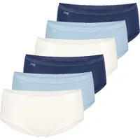 Sloggi Dames midi slip 6 pack Basic+