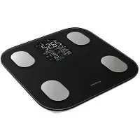 Klausberg 7854 - Slimme Bluetooth Personenweegschaal met Lichaamsanalyse – Gewicht, BMI, Vetpercentage, Spiermassa, Kleurendisplay - Zwart