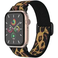 IMoshion Elastisch nylon bandje voor de Apple Watch | 38/40/41/42 mm - Leopard