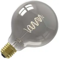 Circle LED lamp E27 | Globe G95 | Titanium | 1800K | Dimbaar | 4W (15W)