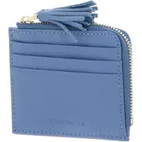 Coccinelle Leren Kaarthoes Tassel Credit Card Holder Azul Blauw