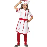 Rubies Rubie's Kostuum Verpleegster Met Kapje Junior Rood/wit Maat 116