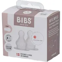 BIBS Siliconen Flessenspenen 2 stuks - Langzaam 2 St