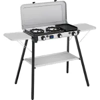 Campingaz Camping Kitchen 2 Multi-Cook Plus - Camping kooktoestel - 3 branders 4500 W - Grijs