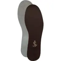 SL Leren Inlegzool - Inplakzool - Echt Leder - Bruin - Maat 35/36