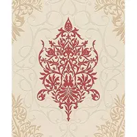 Rasch Rood barok behang 796155