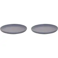 Palmer - Sandy Loam - Bord - 2 stuks - ø 28 cm - Blauw - Stoneware - Bordenset