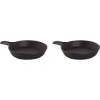 Maastricht porselein - Universe - Serveerschaal - 2 stuks - 35 cl - ø 16 cm - Zwart - Porselein - Bordenset