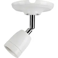Bailey Lamphouder E27 | Ø 10.5 cm | Rond | Verstelbare arm | Wit