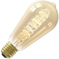 Calex 6x LED lamp E27 | Edison ST64 | Filament | Goud | 2100K | Dimbaar | 5.5W (40W)