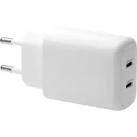 dbramante1928 - Re-charge Pro - EU Wandlader 2x USB-C 20W - Wit