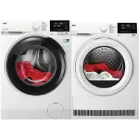 AEG Bundel - Wasmachine LR63R84VB ProSense + Droogkast TR786T32B