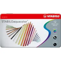 Stabilo Aquacolor Potloden 12 Kleuren Multi multi Hout Hobbypotlood