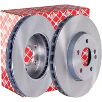 FEBI BILSTEIN Remschijf 43861 voorkant, geventileerd, 1 Stuk