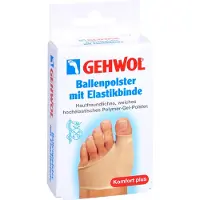 GEHWOHL Anti Druk Knobbelkussen G in Elastische Bandage 1Stuks