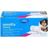 Omnifix Hartmann Silicone 10 cm x 2 m 1 St Pleister