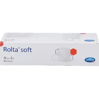 Rolta soft synthetische wattenrollen 3 m x 15 cm 4 St Verband