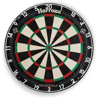 Harrows Pro Matchplay Ll Dartbord Zwart zwart Sisal Dartbord