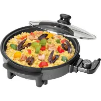 Clatronic Elektrische pan - - PP 3401 - 32 cm - Zwart - Antiaanbak