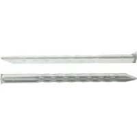 Campking Umefa Tentharing Gekarteld 24 Cm 4 St. Grijs grijs IJzer Haring