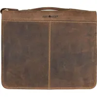 Greenburry Vintage Ringmap Leer 29 cm bruin