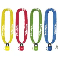 Master Lock Steel chain 90cm x Ø 6mm - padlock 40mm w/2 keysnylon sleeve - colour - 8390EURDPROCOL