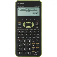 Sharp wetenschappelijke rekenmachine - ELW531XHGR - zwart/groen - 1x AAA batterij - SH-ELW531XHGR