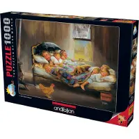 AnaTolian Anatolische puzzel van 1000 stukjes - Home Sweet Home-puzzel Multicolor (PER3048)