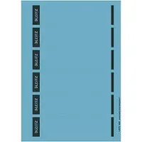 Leitz rugetiketten kort, via pc beletterbaar, rugbreedte 50 mm, zelfklevend, 150 st., blauw