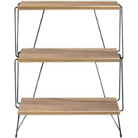 Kalune Design Bijzettafel Lazandos | spaanplaat naturel 46x76x30 cm bijzettafels | NADUVI