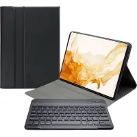 Mobilize Afneembaar Bluetooth etui (Eng. Int., Galaxy Tab S7 11.0 (2020), Galaxy Tab S8), Tablet toetsenbord, Zwart